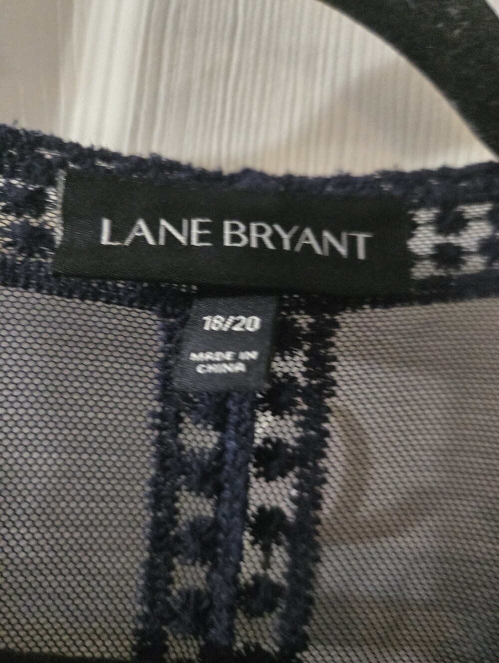 18/20 Lane Bryant stretchy lace duster - Picture 2 of 4